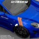 Kit double bande autocollante RACING pour ALPINE A110 A110S PURE LEGEND