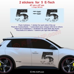 RS-ULTIME decals for Renault CAPTUR CLIO 5 E-TECH MEGANE