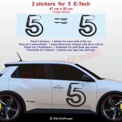 RS-ULTIME decals for Renault CAPTUR CLIO 5 E-TECH MEGANE