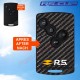 Sticker Clé 4 boutons RENAULT SPORT CARBONE et LOGO RS 2018